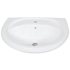 Artículos sanitarios para baño, piedra sinterizada, lavabo colgado en la pared blanca, fregadero de lavado a mano diseñado - Product Image 2