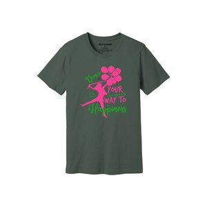 เสื้อยืดผ้าฝ้าย100% พิมพ์ลายด้วยความมีน้ำใจขนาด160 180ถึงหนักมี12สีที่สามารถปรับแต่งดีไซน์และการจัดวางของคุณเองได้ - Product Image 1