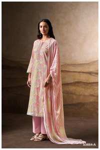 Premium Lauren coton imprimé brodé Salwar Kameez catalogue complet fête porter des vêtements indiens et pakistanais au prix de gros - Product Image 5