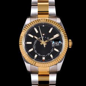 Montre automatique de luxe pour hommes en acier inoxydable, lunette en céramique noire, verre saphir, montre-bracelet de haute qualité, élégante, mode, affaires - Product Image 1