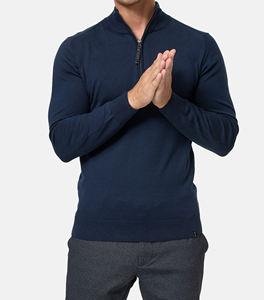 Suéter de Lana Merino 100% con Logotipo Personalizado de Fábrica, Suéter de Cuello Redondo Liso para Hombre, Jersey, Sudadera con Capucha y Sudadera para Hombre - Product Image 1