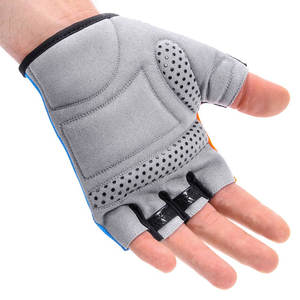 Guantes de ciclismo lavables ecológicos con Impresión digital personalizada antideslizante de medio dedo para adultos-Todos Los tamaños disponibles - Product Image 4
