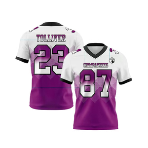 Maillots de football américain en gros, best-sellers, à séchage rapide, respirants, pour hommes - Product Image 3