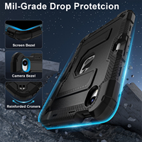 Darbeye Dayanıklı Katlanabilir Standlı Kalem Tutucu PC Silikon Ağır Hizmet Tipi Tablet Kılıfı iPad Mini 7 2024 Mini 6 2021 8.3 İnç Toptan