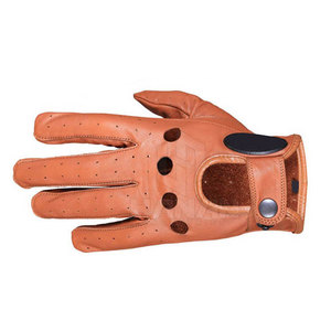 Cómodos guantes de conducción de cuero PU característica antideslizante guantes compatibles con pantalla táctil de invierno pedidos personalizados a granel para exteriores - Product Image 4