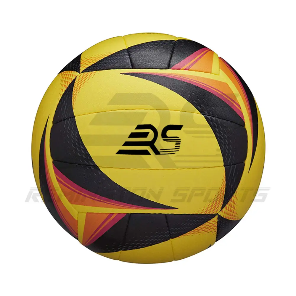 Máquina de voleibol con logotipo personalizado, puntada de mano, Bola de voleibol de alta calidad, colorida