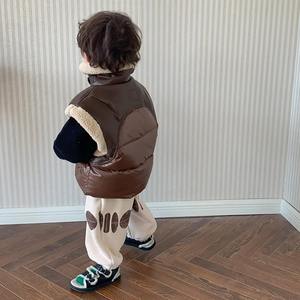 เสื้อกั๊กหนังกันน้ำระบายอากาศได้ดีสำหรับผู้ชายเสื้อด้านนอกแบบประกบกันสำหรับฤดูหนาว - Product Image 3