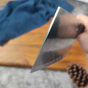 Cuchillo de Cocina de Doble Uso, Hecho a Mano, con Mango Ergonómico, Espalda Reforzada, Ambidiestro, Ligero, de Acero Inoxidable, para Rebanar - Product Image 2