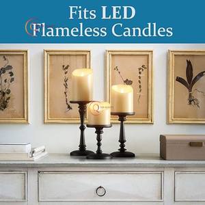 Portavelas de alta calidad, tarro de vela único de aluminio Retro creativo americano para el hogar, boda, decoración romántica, candelabro - Product Image 3