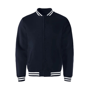 Man <b>Jacket</b> Hot Sale <b>Retro</b> Sleeves Wool <b>Leather</b> Varsity <b>Jacket</b> for Men Letterman <b>Jackets</b> Custom logo Embroidery Hooded Varsity - Product Image 1