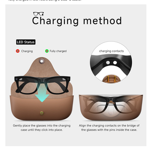 Gafas Inteligentes con IA MT5 ULTRA, Cámara 1080P, IPX-5, Carga Magnética, Control por Aplicación, Control Táctil - Product Image 6
