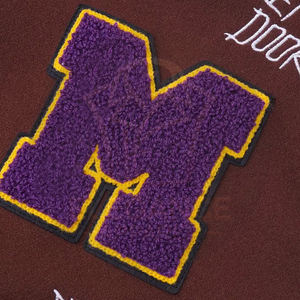 Veste de baseball pour homme, style streetwear, simple boutonnage, service OEM, entièrement personnalisée, design unique avec poches, collection 2025 - Product Image 6