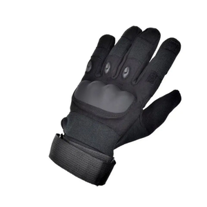 Guantes tácticos medio Dedo de goma duro nudillo deportes al aire libre Camping tiro guante táctico para hombres - Product Image 1