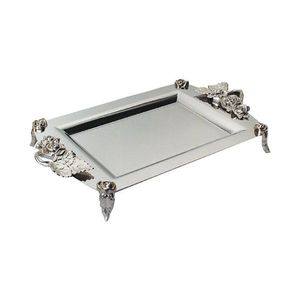 Plateau de service fonctionnel en métal avec inspiration vintage et construction robuste conçu pour les cafés, les cuisines ou les événements spéciaux - Product Image 3