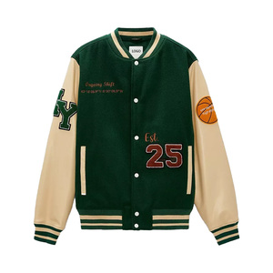Chaquetas de invierno Letterman Chaquetas de bombardero para exteriores para hombres a precios al por mayor (2024) Streetwear Chaqueta de béisbol para hombres - Product Image 1