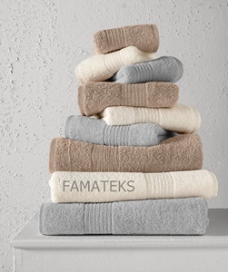 Prêt à quantité minimale de commande bas pur coton de haute qualité à prix bon marché serviettes de bain main de fabricant turc - Product Image 2