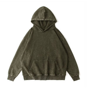 Sudadera con Capucha de Invierno para Hombre de Alta Calidad, Diseño Único, Forro Polar Transpirable, Manga Larga, Lavado Ácido, Unisex, Hecho en Pakistán - Product Image 5