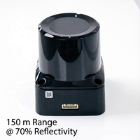 XAORI LDSS-A150K-UA 150m 2D Sensor LiDAR 360 °   Pemindai Laser untuk Navigasi Robot AGV AMR Penghindaran Rintangan SLAM