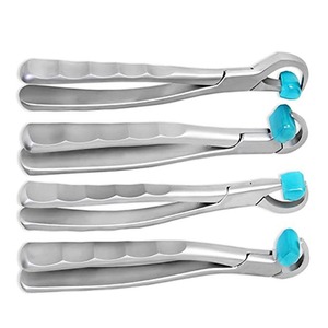 Nuevo juego de fórceps de extracción dental con certificación CE, serie estándar de 4 piezas con 20 parachoques gratis, instrumentos quirúrgicos de acero - Product Image 2