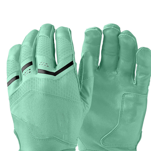 Microfiber, Breathable, Lightweight Latest Professional Long Cuff Goatskin Digital Leather Baseball <b>Batting</b> Gloves - Product Image 6