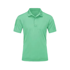 Novedad de verano personalizada, camiseta de moda de negocios transpirable para hombre, Polo de manga corta de seda helada, ropa de hombre con estampado de botones - Product Image 6