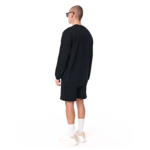 <b>Men</b> Casual Sweatshirt and <b>Shorts</b> Matching Set Summer Gym Streetwear Custom OEM Private Label Factory Supplier - Product Image 5