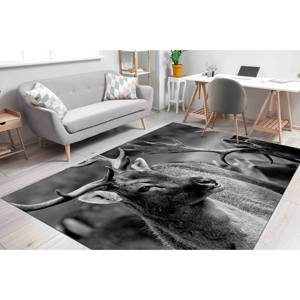 พรมพิมพ์ลายกวางป่า - นุ่มสบาย ใช้ในบ้าน ตกแต่งสำนักงาน พร้อมพรมขนสั้น - Product Image 3