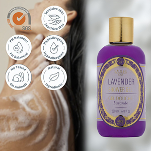 Smooth Healthy Skin Daily Cleansing Moisturizing <b>Lavender</b> Shower Gel Gentle Hydrating Body Wash Soft Natural Shower Care - Product Image 3