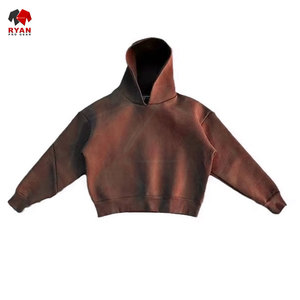 Sudadera con Capucha Personalizada con Logotipo Frontal para Hombre, Prenda de Invierno Transpirable de Forro Polar, Tejido de Poliéster/Algodón, Servicio OEM/ODM - Product Image 3