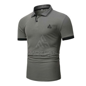 Chemises polo pour hommes respirantes, logo personnalisé, vente en gros, chemises polo imprimées pour hommes, chemises polo élégantes pour hommes - Product Image 1