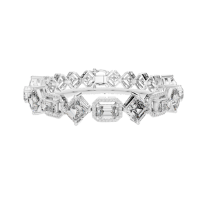 Pulsera de Diamantes de Laboratorio de 12.04 CT, Claridad VVS-VS, Color EF, Diamantes CVD, Oro de 18K, 14K, 10K y Plata 925, Rosa, Amarillo - Product Image 3