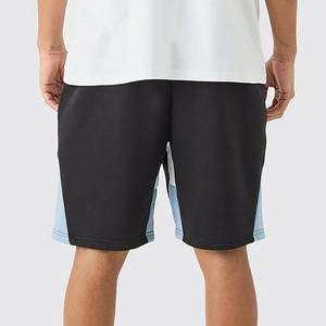 Pantalones cortos de gimnasio de algodón pesado 100% al por mayor, pantalones cortos transpirables de felpa con logotipo impreso personalizado para hombres - Product Image 5