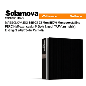 Panneau solaire monocristallin PERC demi-cellule Solarnova SON 355 GT 72 Mono 550W certifié TUV - Product Image 2