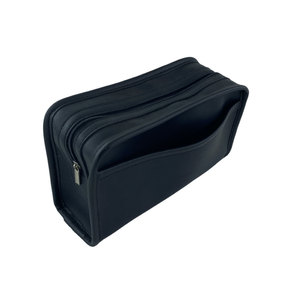 Bolsa de aseo de cuero para hombre de alta calidad con logotipo personalizado para viajes hecha en Vietnam - Product Image 1