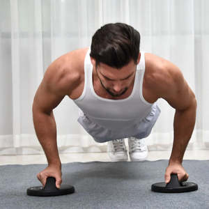 Perfect Pushup Elite ABS Poignées Rotatives Antidérapantes avec Coussinets pour les Pieds et Tapis pour l'Exercice à Domicile Fitness Musculation - Product Image 5