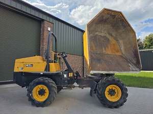 Mini-dumper JCB d'occasion 6 tonnes 4x4 diesel sur chenilles avec moteur de 55 kW et faible consommation de carburant - Product Image 2