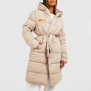 Chaquetas acolchadas de invierno para mujer, venta al por mayor, Abrigo acolchado aislado de alta calidad, ropa de abrigo cálida ligera elegante, proveedor a granel - Product Image 1