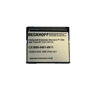 Nice Cost Performance For Sale Beckhoff CX1800-0401-0011 Twin Cat 32 Bit CFast Industrial 8 Gb Memory Card