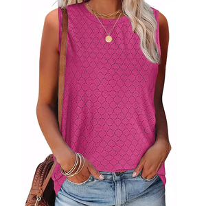 เสื้อกล้ามคอลูกเรือน้ำหนักเบาสำหรับผู้หญิงเสื้อกีฬาแนวสตรีทสไตล์วินเทจผ้าคอตตอน/เส้นใยไม้ไผ่แห้งเร็วสำหรับฤดูร้อน - Product Image 4