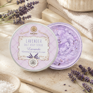 Lavender Sea Salt <b>Body</b> <b>Scrub</b> OEM ODM Private Label Exfoliating <b>Body</b> <b>Scrub</b> Cosmetic Manufacturer Wholesale Bulk Supply EU Made - Product Image 1