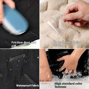 Pantalones de lana para mujer, pantalones de chándal térmicos cálidos de tela suave OEM ODM directos de fábrica al por mayor con logotipo personalizado de invierno - Product Image 5