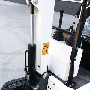 Mini-excavatrice de 1 tonne, 8,6 kW, excavatrice hydraulique compacte sur chenilles, petite machine de construction avec godet À VENDRE - Product Image 1