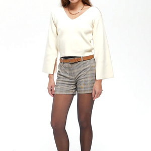 Pantalones cortos ajustados cómodos de longitud regular para mujer, pantalones cortos elegantes de alta calidad en varios colores, novedad - Product Image 1