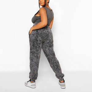 กางเกงขายาวผ้าแคนวาสคุณภาพสูงสำหรับผู้หญิง ดีไซน์เองได้ ราคาถูก สำหรับฤดูหนาว ทรงขาตรง - Product Image 2