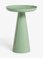 Table d'appoint ronde décorative en métal en laiton AK de couleur vert pastel clair Table personnalisée pour mobilier de bureau/mobilier d'hôtel