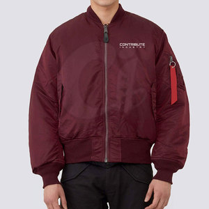 Blouson aviateur respirant sur mesure pour hommes Blouson aviateur à manches longues meilleure vente d'hiver pour hommes - Product Image 2