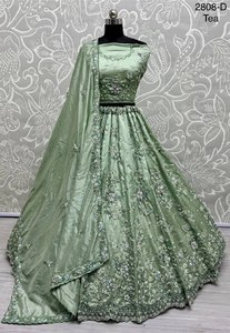 Lehenga choli ออกแบบด้วยงานฝีมือ khatali - Product Image 6