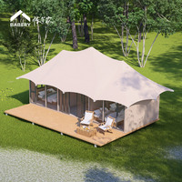 Tente d'hébergement préfabriquée de luxe |   Unités modulaires en acier pour glamping et chambres d'hôtel pour stations balnéaires, camps et éco-lodges