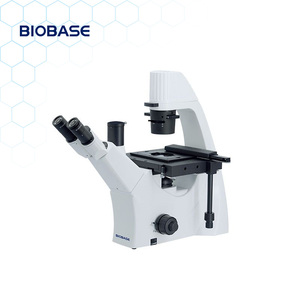 Microscope inversé trinoculaire BIOBASE Chine BMI-37XE avec objectif de phase plan à déplacement infini (LWD) et objectif de contraste 10X 20X 40X - Product Image 1