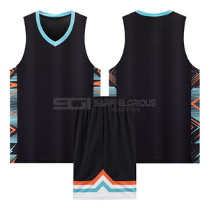 Nouveauté : uniforme d'équipe de basket-ball personnalisé, XS-XL, design imprimé par sublimation personnalisé, style uni avec nom d'équipe vierge - Product Image 3
